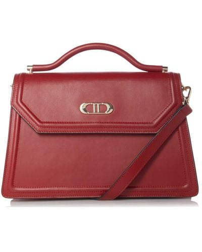 Dune 'dannielle' Leather Tote Bag - Red