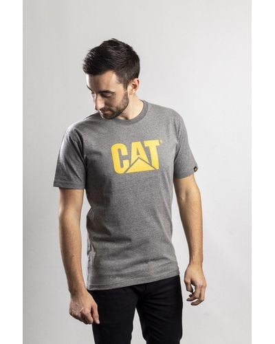 Caterpillar Trademark Logo T-shirt - Grey