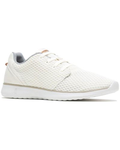 Hush Puppies 'good' Synthetic Lace Trainers - White