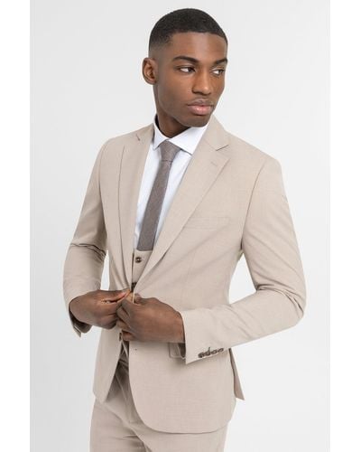 Steel & Jelly Stone Three Piece Suit - Natural