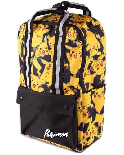 Pokemon Pikachu All-over Print Backpack, Multi-colour (bp845166pok) - Metallic
