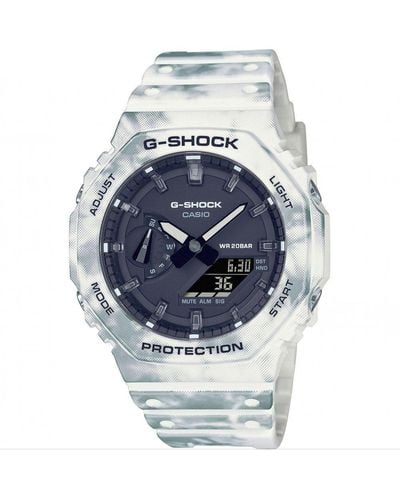 G-Shock G-shock Plastic/resin Classic Combination Watch - Gae-2100gc-7aer - Blue