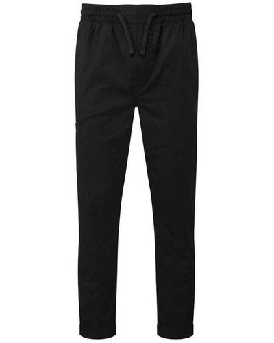 PREMIER Recyclight Chef Cargo Trousers - Black