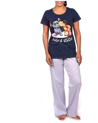 Disney Lilo And Stitch Pyjamas - Blue