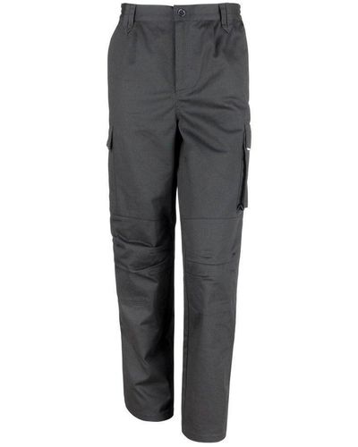 Result Headwear Work Guard Action Trousers - Grey
