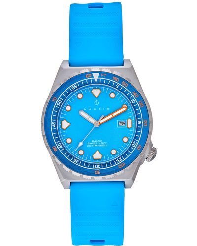 Nautis Baltic Strap Watch W/date - Blue