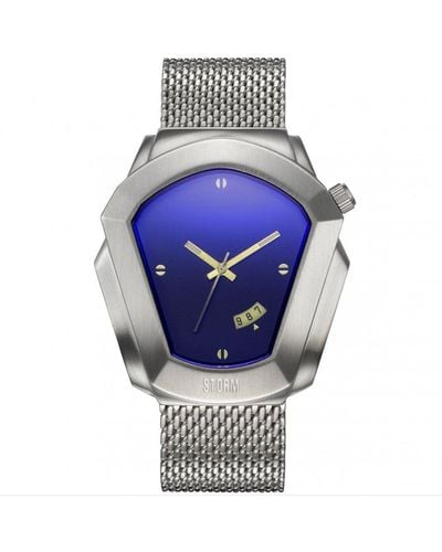 Storm Cyrex Lazer Blue Stainless Steel Fashion Watch - 47488/lb