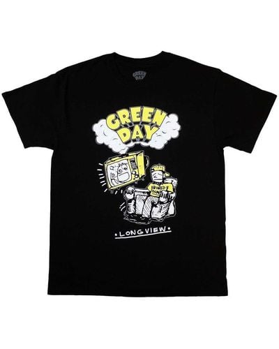 green day Longview Doodle T-shirt - Black