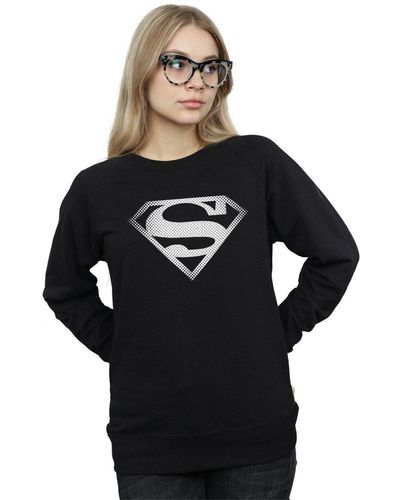 Dc Comics Superman Spot Logo Sweatshirt - Black