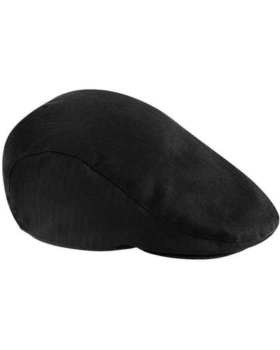 BEECHFIELD® Vintage Flat Cap Headwear - Black