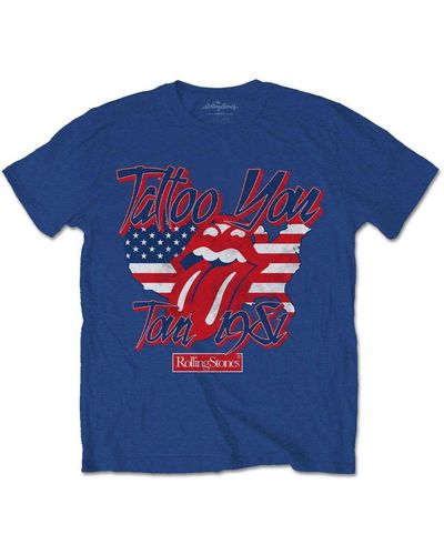 The Rolling Stones Tattoo You Americana T-shirt - Blue