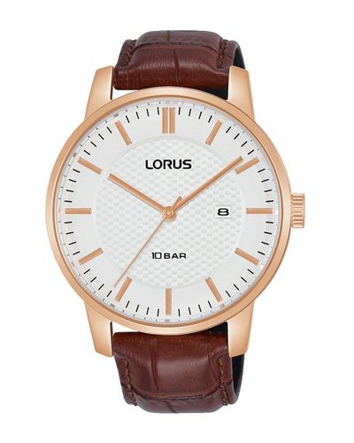 Lorus Classic Dress Stainless Steel Classic Analogue Watch - Rh978nx9 - White