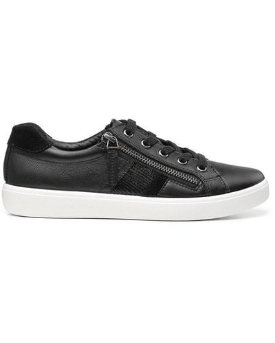 Hotter Extra Wide 'chase Ii' Deck Shoes - Black