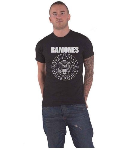 Ramones Presidential Seal T-shirt - Blue