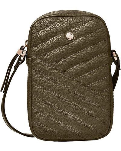 Fiorelli Paris Phone Bag Quilt - Green
