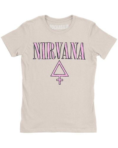 Nirvana Femme T-shirt - Pink