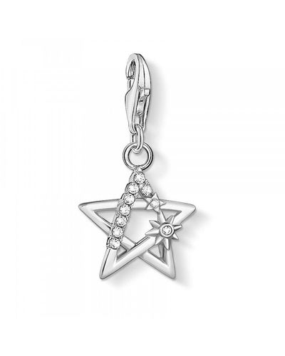 Thomas Sabo Star Sterling Silver Pendant - 1850-051-14 - White