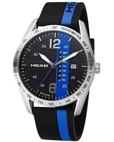 Head Athens Stainless Steel Analogue Quartz Watch - H800202 - Blue