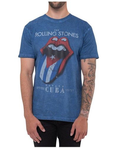 The Rolling Stones Havana Cuba T-shirt - Blue