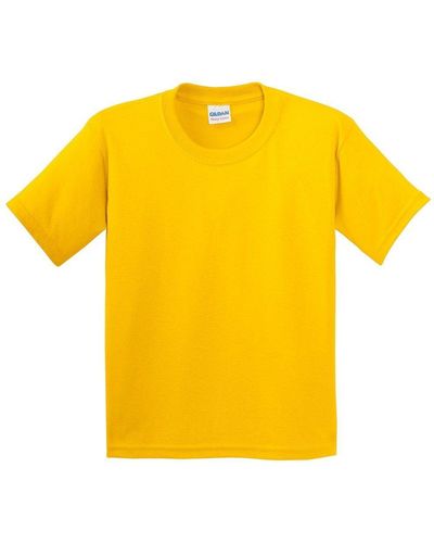 Gildan Heavy Cotton T-shirt Pack Of 2 - Yellow