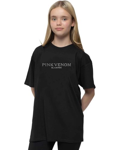 Pink Venom T Shirt - Black
