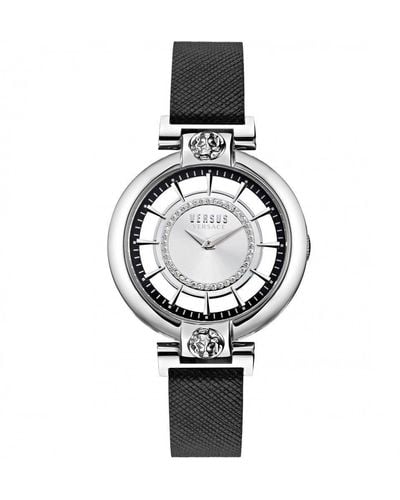 Versus Silver Lake Stainless Steel Fashion Analogue Quartz Watch - Vsp1h0121 - White