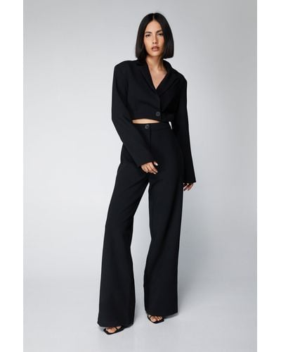 Nasty Gal Tailored Cut Out Jumpsuit - Blue