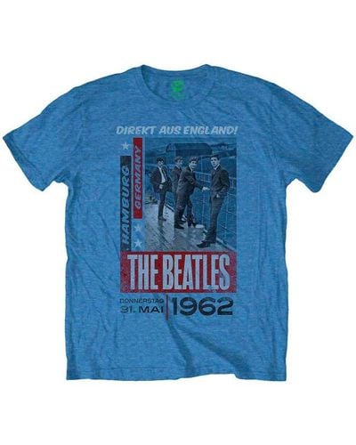 The Beatles Direkt Aus England T-shirt - Blue