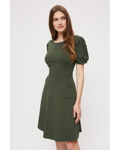 Dorothy Perkins Tall Khaki T-shirt Dress - Green