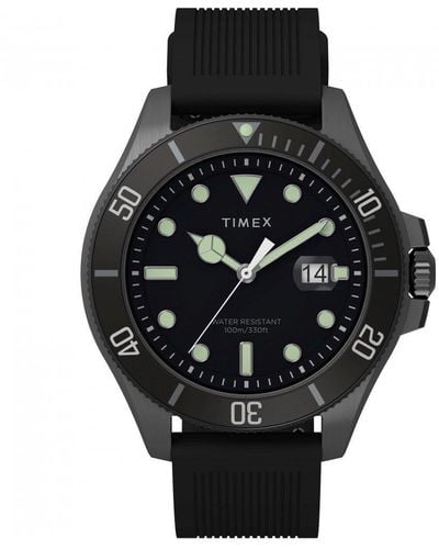 Timex City Collection Classic Analogue Quartz Watch - Tw2u42000 - Black