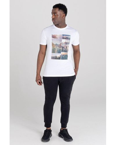 Dare 2b 'stringent' Short Sleeved Graphic T-shirt - White