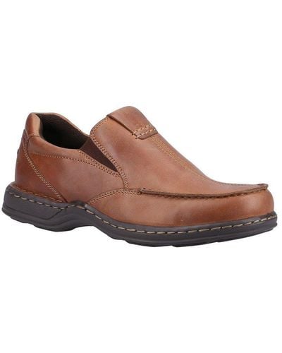 Hush Puppies 'ronnie' Leather Shoe - Brown