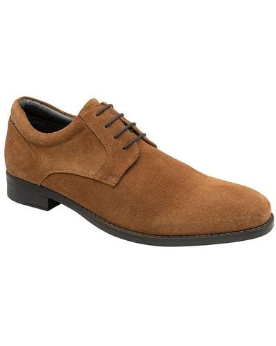 Frank Wright 'bagshot' Suede Derby Shoe - Brown