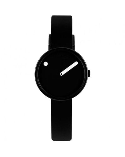 PICTO Stainless Steel Fashion Analogue Quartz Watch - 43360-0112b - Black