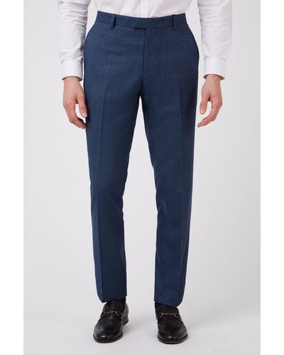 Racing Green Tailored Trousers - Blue