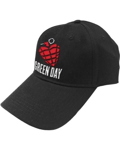 green day Grenade Logo Baseball Cap - Black