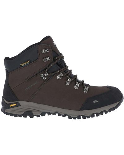 Trespass Gerrard Mid Cut Hiking Boots - Black