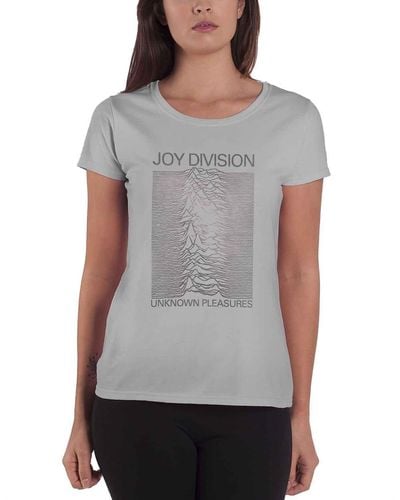 Joy Division Space Lady Skinny Fit T Shirt - Grey
