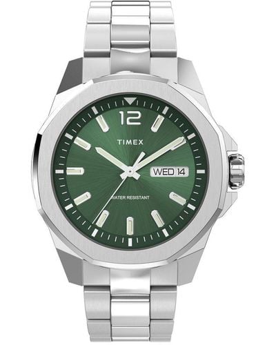 Timex Essex Ave Classic Analogue Quartz Watch - Tw2w13900 - Green