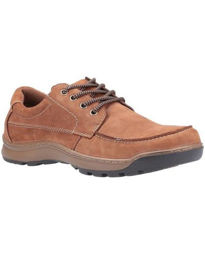 Hush Puppies 'tucker Lace' Nubuck Leather Lace Shoes - Brown