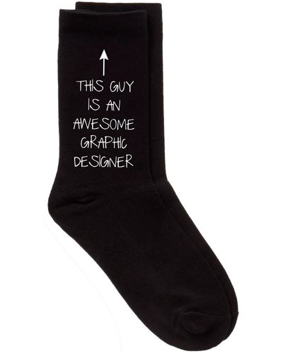 60 SECOND MAKEOVER This Guy Is An Awesome Graphic Designer Black Socks