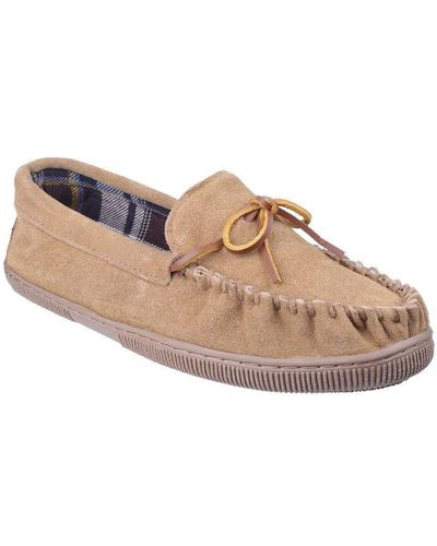 Cotswold 'alberta' Suede Classic Slippers - Natural