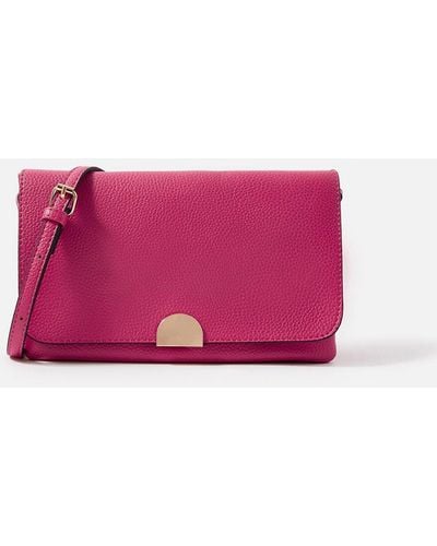 Accessorize 'callie' Cross-body Bag - Pink