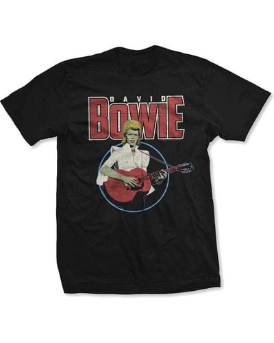 David Bowie Acoustic Bootleg T-shirt - Black