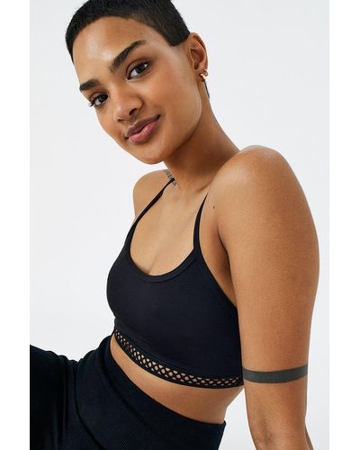 Accessorize Comfort Crop Top - Blue