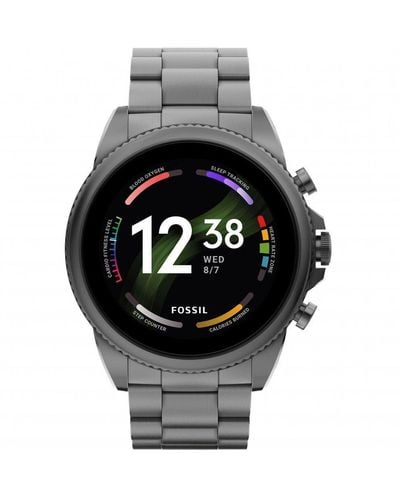Fossil Gen 6 Smartwatch Stainless Steel Wear Os Watch - Ftw4059 - Black
