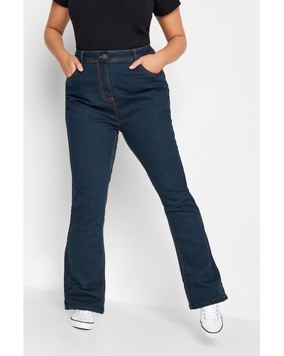 Yours Bootcut Jeans - Blue