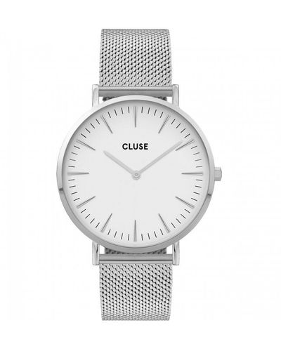 Cluse Boho Chic Stainless Steel Fashion Analogue Watch - Cw0101201002 - Grey