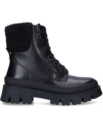 Carvela Kurt Geiger 'believe Cosy' Leather Boots - Black