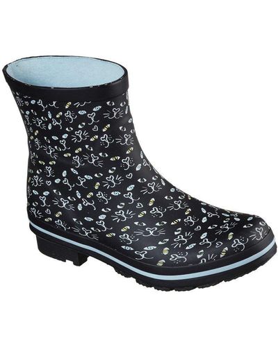 Skechers 'rain Check Misty Eye' Wellington Boots - Black